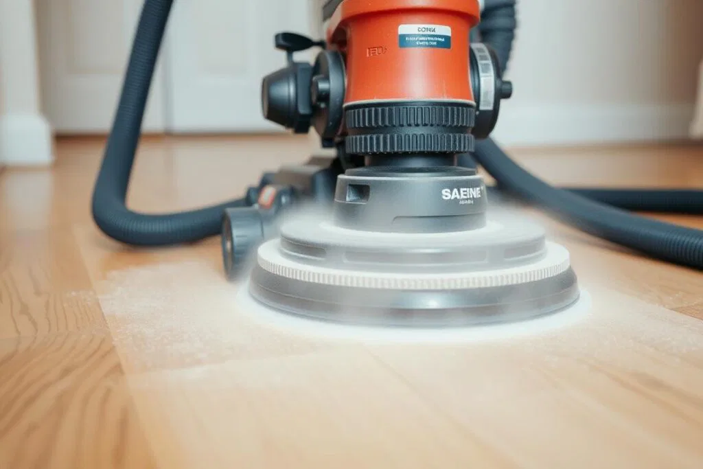 Technique de sablage plancher sans poussière à Montréal