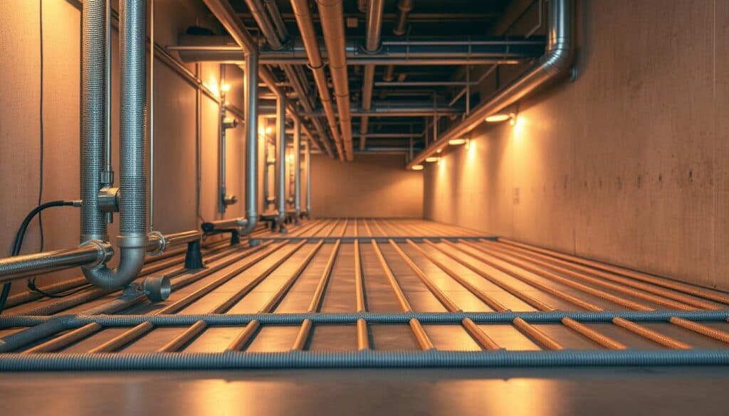 plancher chauffant au glycol