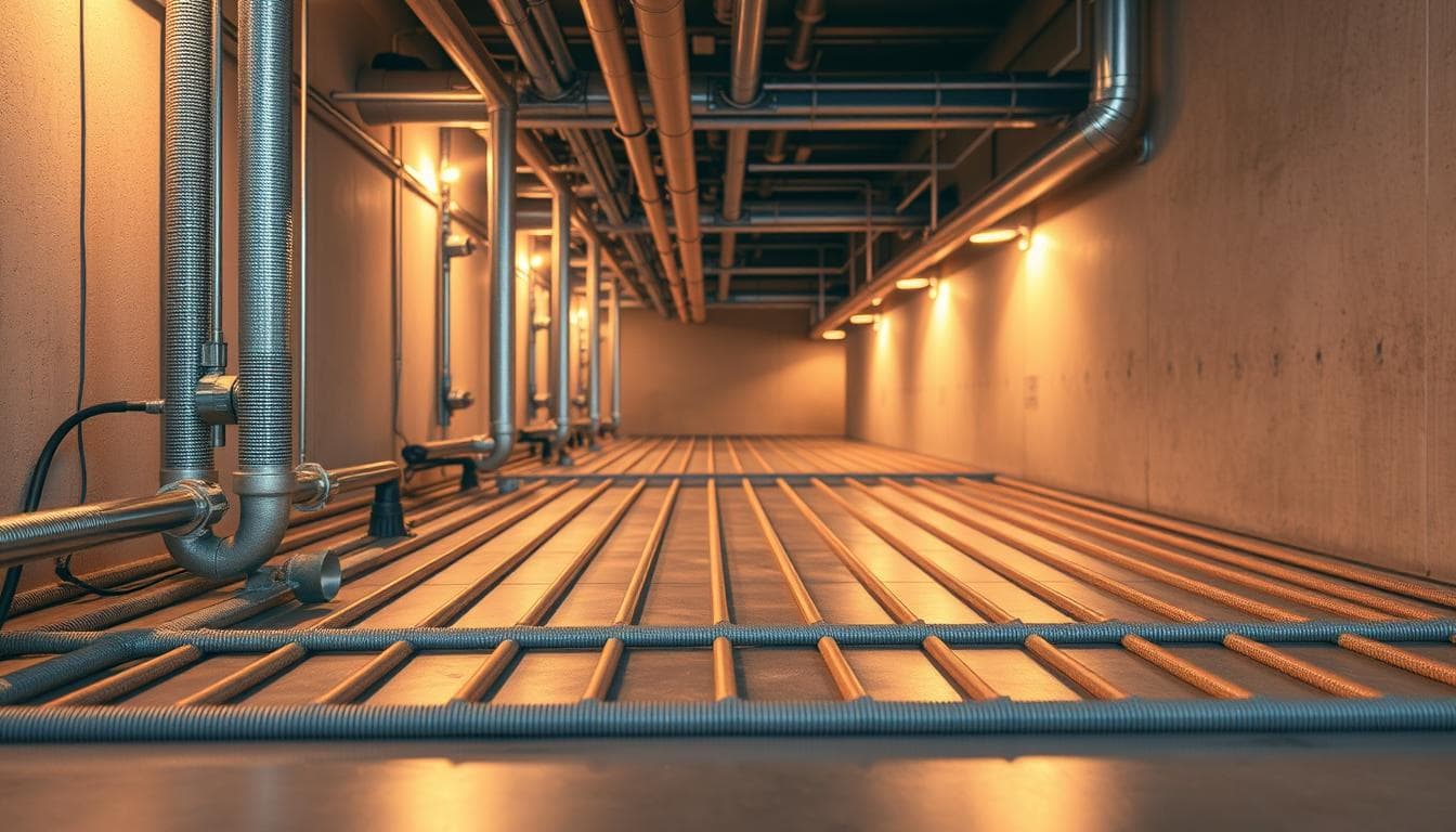 plancher chauffant au glycol